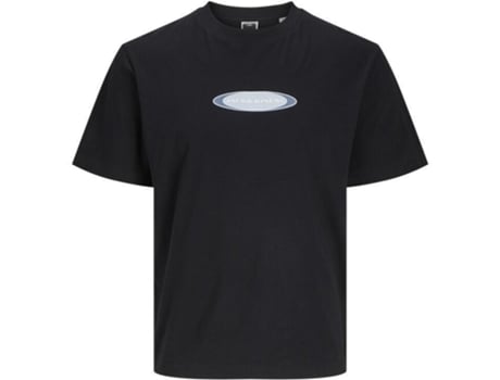 T-shirt De Homem Jj Jcopacer Branding Ss Crew Estampado Preto (xl)