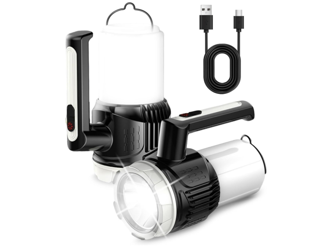 Lanterna Bisbus Ch-22031 1500 Lumens Recarregável L 6 Modos À Prova D'água Preto*