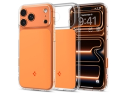 Capa Spigen Ultra Hybrid T Magsafe Para Iphone 17 Pro Max, Laranja Brilhante.