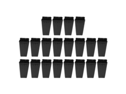 20pcs Vasos Profundos de Plástico para Mudas | S/MARCA