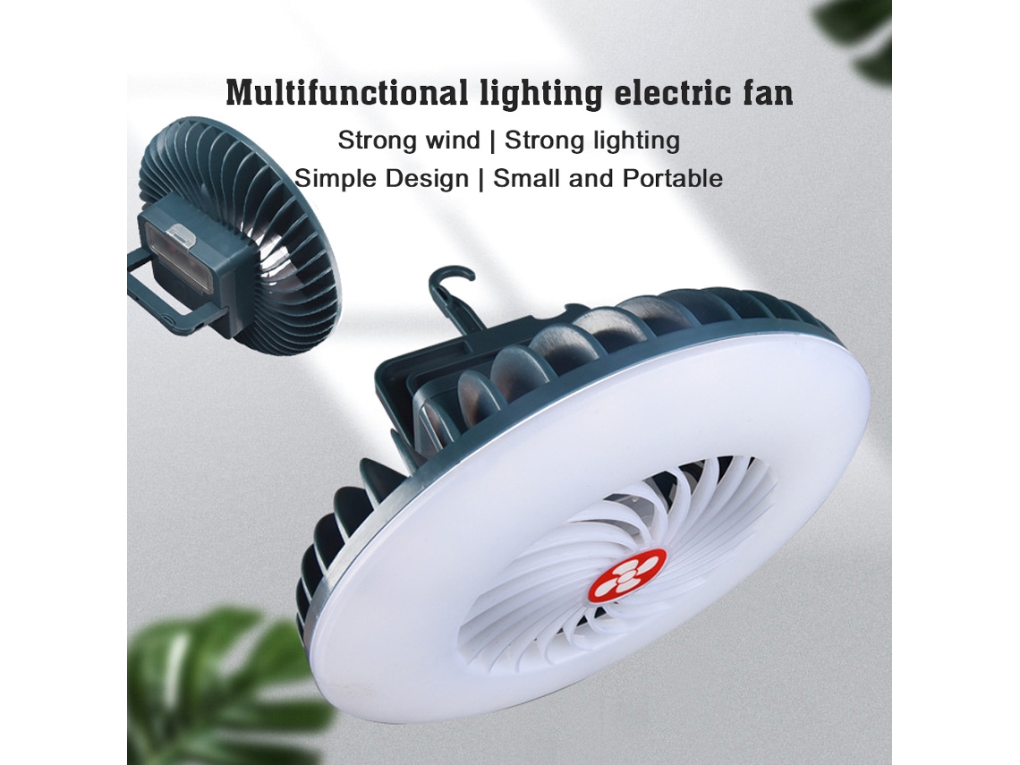 Aetheria luz de Acampamento Led Multifuncional com Ventilador Vento Forte Usb Recarregável