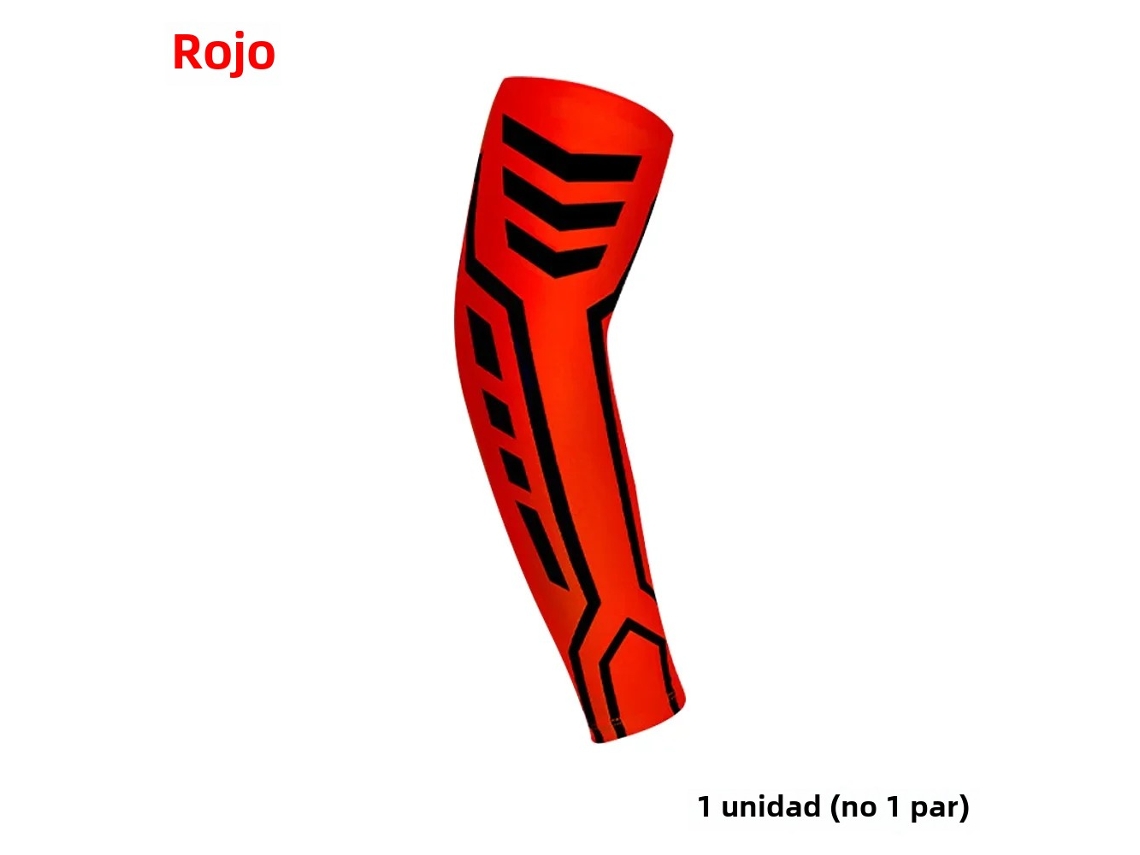 (vermelho,peça Única, Tamanho M)mangas Esportivas Para Os Braços,ideais Para Basquete,ciclismo,aquecimento,corrida De Verão E Proteção Uv