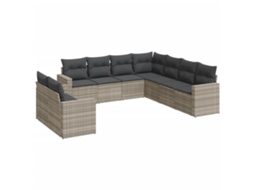 Garden Sofa Set, Garden Sofa Sets Vidaxl Cinzeto Rattan / Vime (n/a)