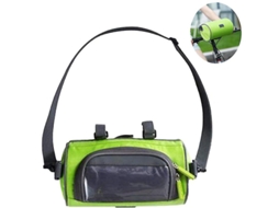 Bolsa De Bicicleta Verde À Prova Dágua E Estilosa Com Suporte Para Guidão Slowmoose