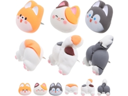 Shineofi Tachinhas Com Design Adorável De Animais, 30 Tachinhas Pequenas De Resina, São E Fáceis De Guardar