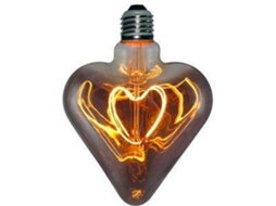 Lâmpada LEDBYLED Vintage Heart Smoky (Cinzento)
