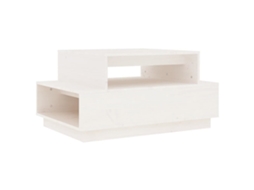 Mesa de Centro Branco MAISON EXCLUSIVE em Madeira by Pinho Maciça (80x55x40,5 cm)