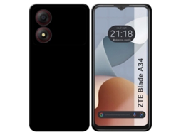 Capa Gel para Zte Blade A34 4G TUMUNDOSMARTPHONE Preto