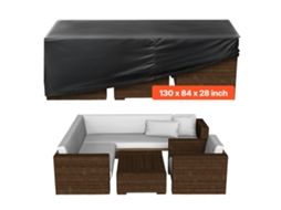 Capa Retangular Para Móveis De Exterior Impermeável 420d 330 X 214 X 71 Cm Vevor