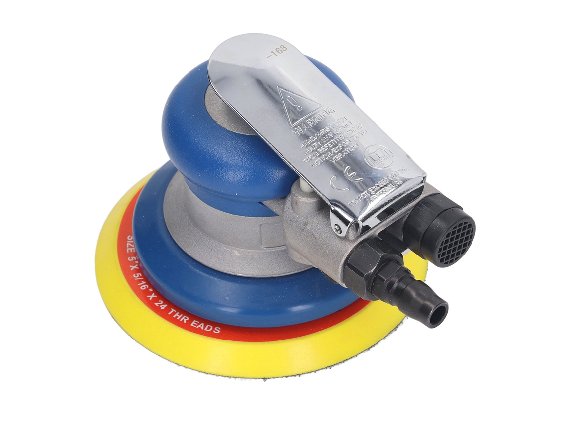Laxiscreed Lixadora Orbital Pneumática De 5 Polegadas Com 10.000 Rpm Para Um Acabamento De Excelência