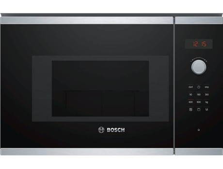 Micro-ondas Encastre BOSCH BEL523MS0 (20 L - Com Grill - Inox) — 20 L | Com Grill | Interior Aço Inoxidável