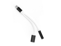 Adaptador, Conector de 3,5 Mm, Usb c, Preto AOZORZ
