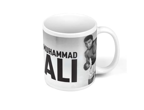 Caneca de Cerâmica Muhammad Ali Campeão de Boxe Foto em Preto e Branco FABULOUS BIJOUX