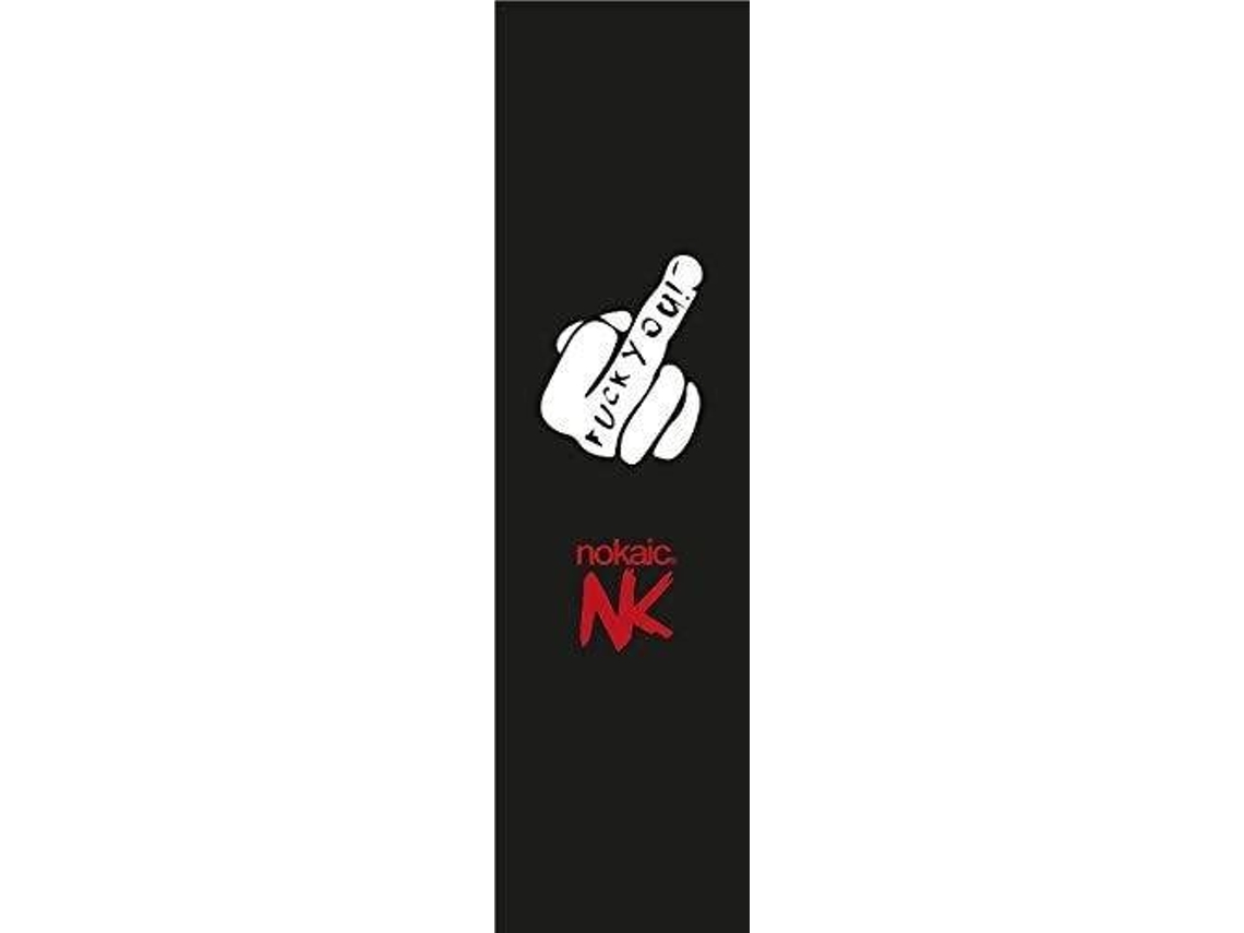 Lixa para Trotinete NOKAIC Fuck You Branco