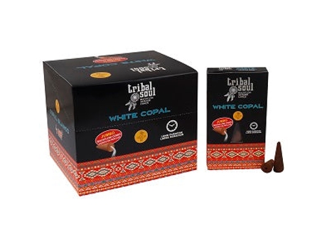 Incenso Refluxo Inverso Tribal Soul White Copal 15G