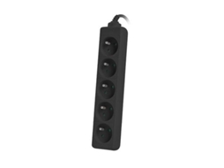 Extensão Elétrica LANBERG 1m com 5 tomadas de 230V, LANBERG