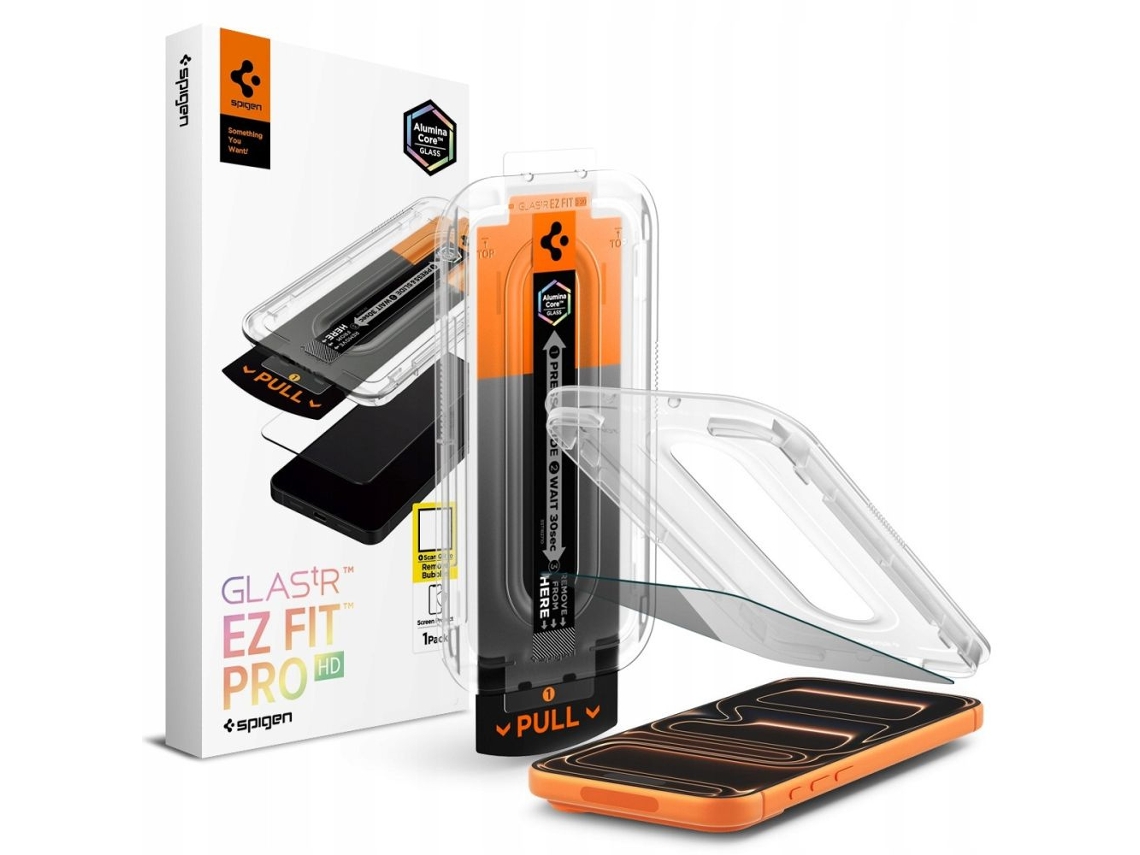 Película De Privacidade Spigen Glass Glass.tr Ez Fit Pro Para Iphone 16 Pro Max E 17 Pro.
