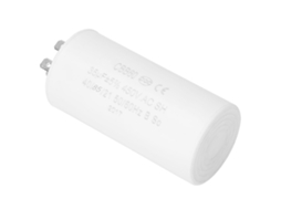 Capacitor de partida/funcionamento de motor CBB60 ecológico de 4 pinos 450 V 35 µF ESR 0,2 para eletrodomésticos