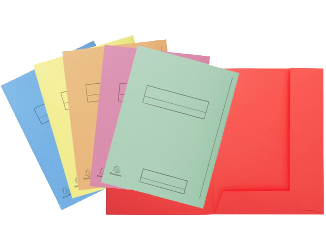 Pasta EXACOMPTA Jura 220 Din A4 Papelão Laranja