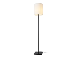 Candeeiro de Pé Solna 1 X E27 60W Metal Têxtil 158X24X24 Cm Preto Branco LUX.PRO LUX.PRO.