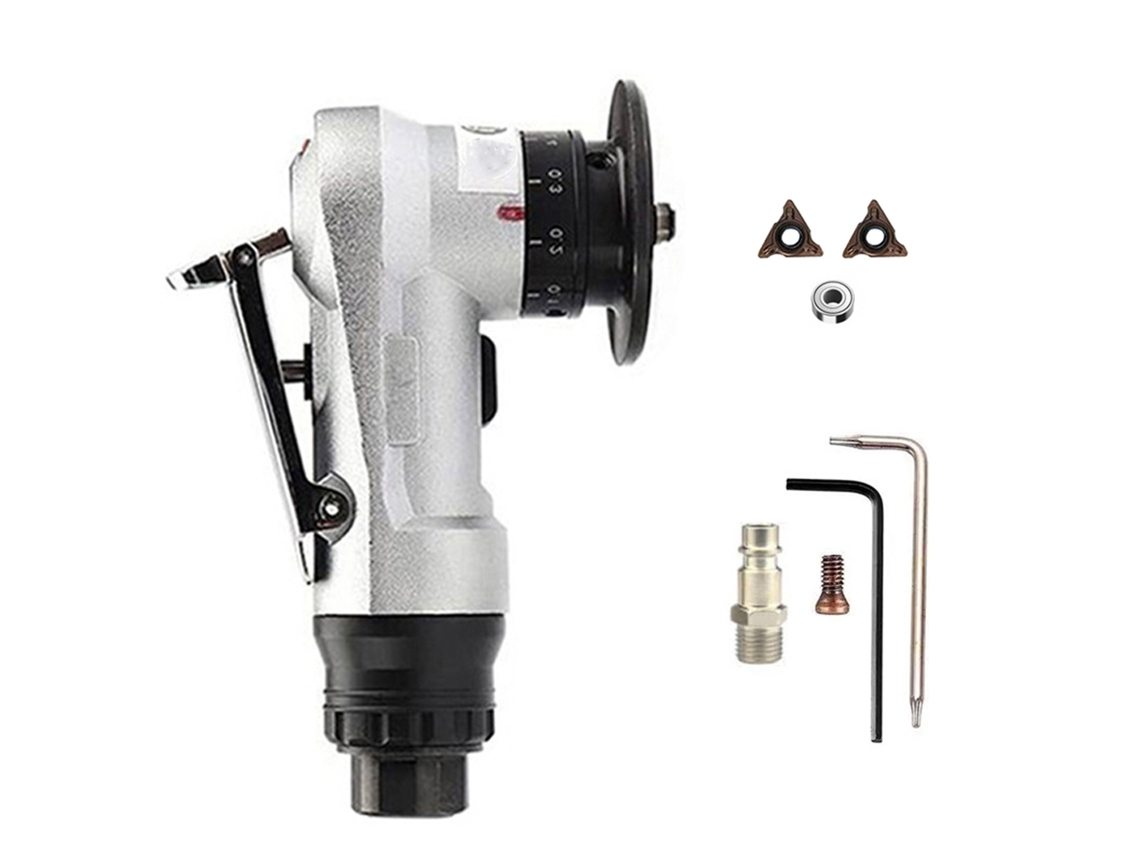 Máquina pneumática de chanfrar, ferramenta portátil para carpinteiros, para rebarbar e afiar madeira, metal e acrílico.