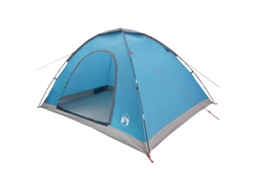 Conjunto 1 Barraca De Camping Vidaxl Azul Poliéster (335 X 275 X 180 Cm)