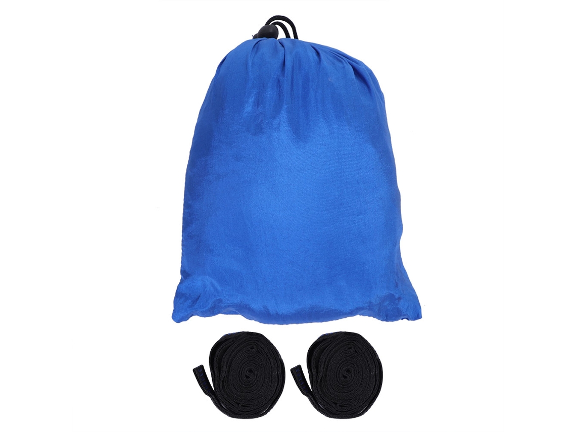 Rede de Dormir Dupla Portátil para Camping e Viagens, com Alça para Árvore CHABERLU (azul)