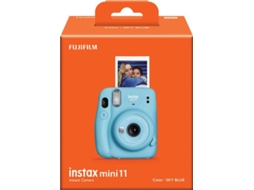 Máquina Fotográfica Instantânea FUJIFILM Instax Mini 11 (Azul - Obturação: 1/2-1/250 s - 2 x Pilhas AA LR6)