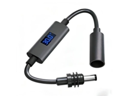 Cabo De Extensão Dc Macho Para Fêmea Starlink Mini E Gen 3 Com Voltímetro, Proteção Contra Sobrecorrente E Sobretensão, 0,3 M Hexinyigjly