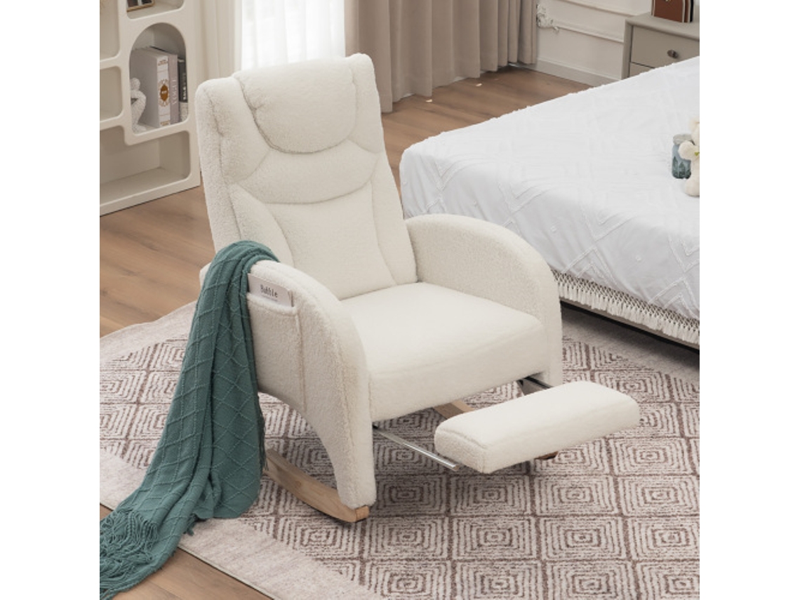 Cadeira Para Sala De Estar, Quarto , Branco Btforus