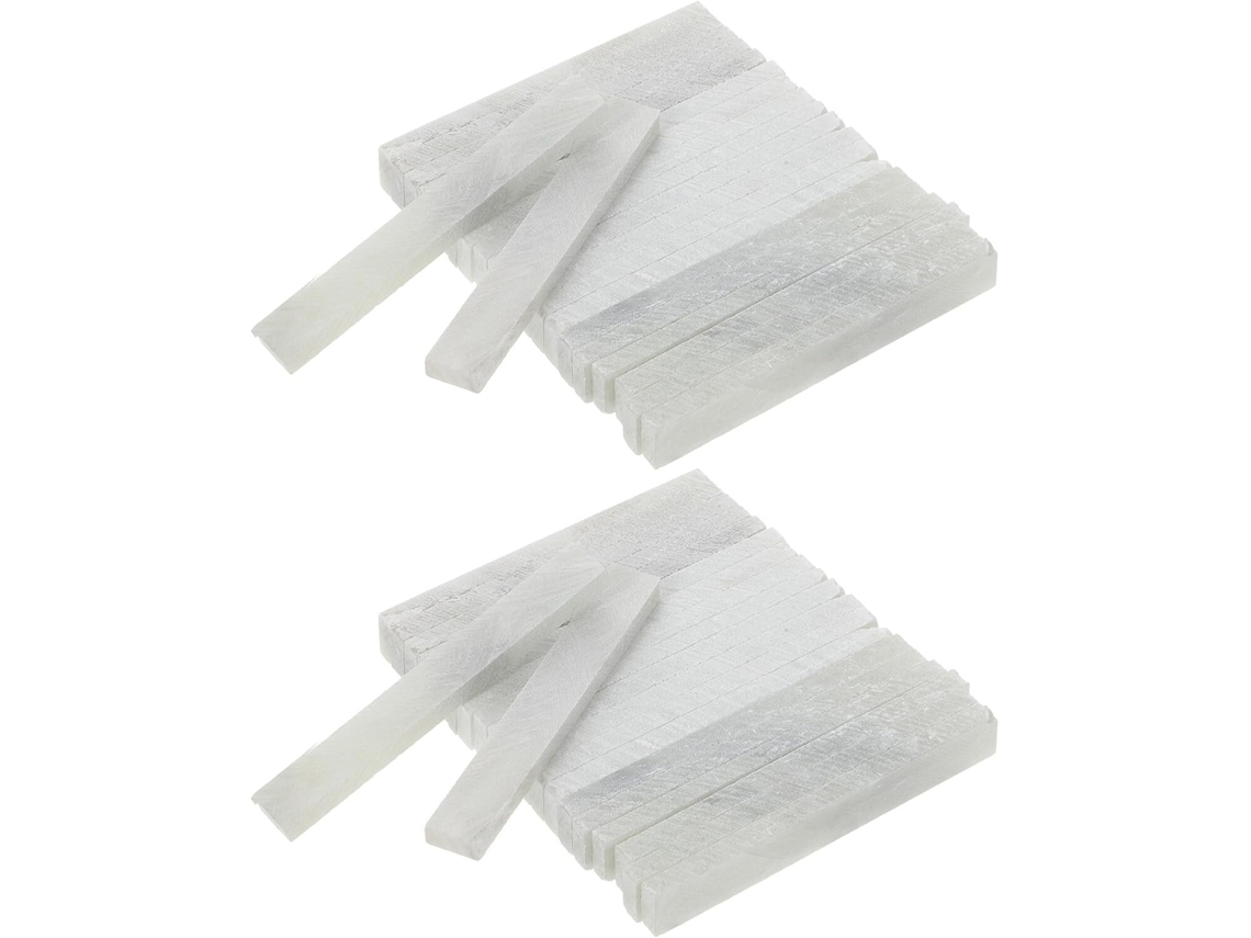 Conjunto de 42 Alipis Refis Lápis Giz Esteatita Branca Natural para Soldagem, Caneta Marcadora com Linhas Clar