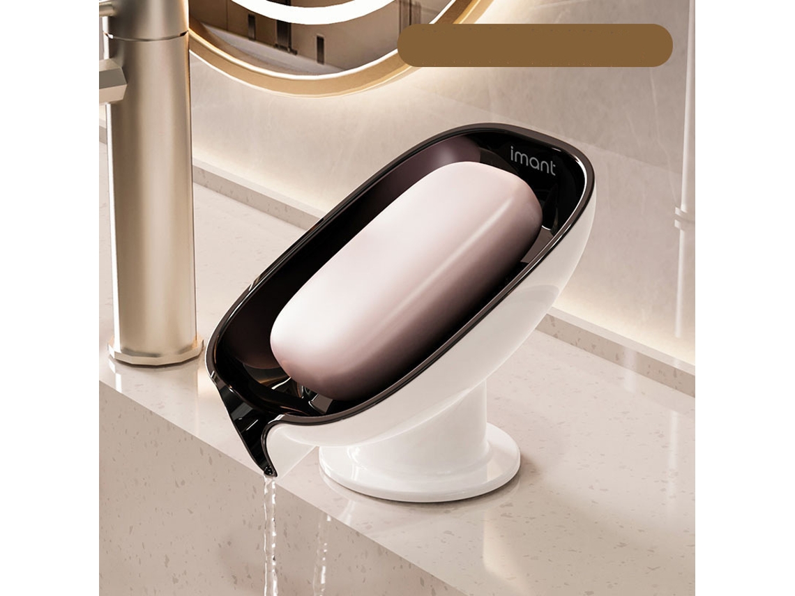 Saboneteira Com Ventosa E Escorredor - Suporte Para Banheiro Sem Furos, Saboneteira Perfumada Prateleira De Armazenamento. -aquaforge
