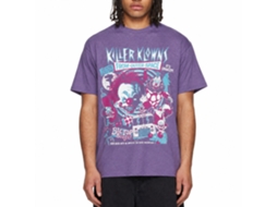 Rockinstone Killer Klowns Crazy Bunch Heather Purple Adult T-shirt Size:xl