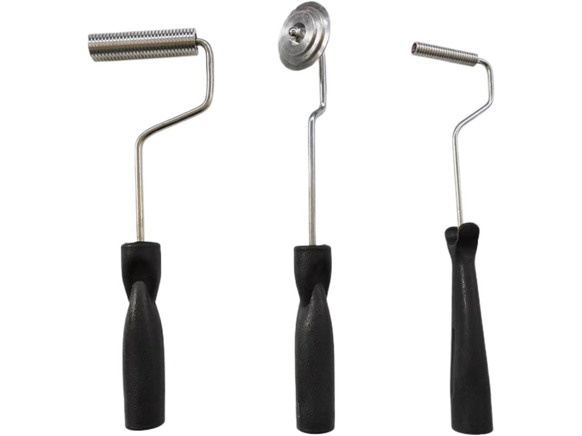 Ferramentas De Fibra Vidro, Rolo Pintura Liga Alumínio 3x, Laminado,