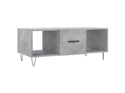 Mesa de Centro Madeira Processada Cinza Cimento MAISON EXCLUSIVE (102x50x40 cm)