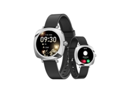 NISSGU Lc605 Smart Watch 1.19'' Amoeled com Monitor de Saúde Feminina com Android Ios Preto