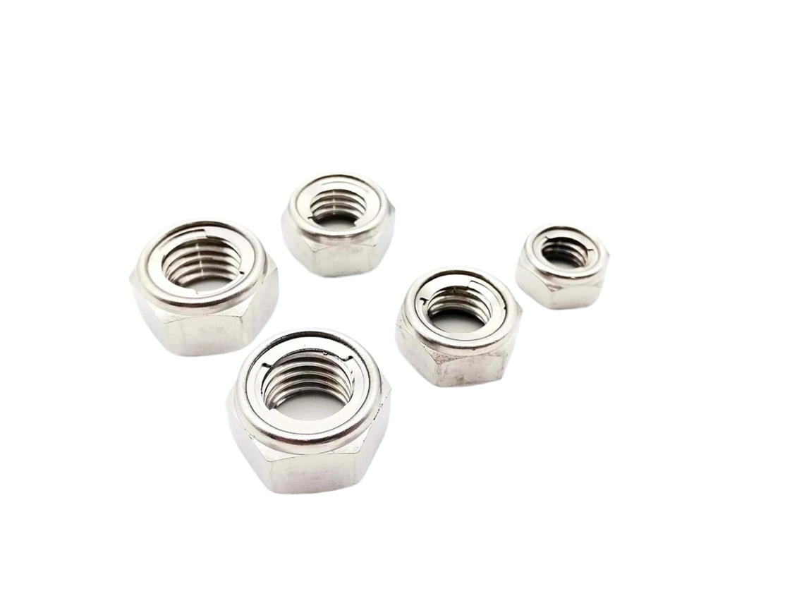 1/5 Peças M3-m16 Aço Inoxidável 304 Tipo Torque Porca Sextavada De