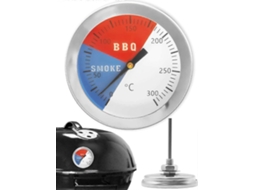 Termômetro Analógico De Cozinha Para Grelha, Defumador, Panela E Frigideira, Diâmetro 5,2 Cm, 0°c 300°c Aquaforge