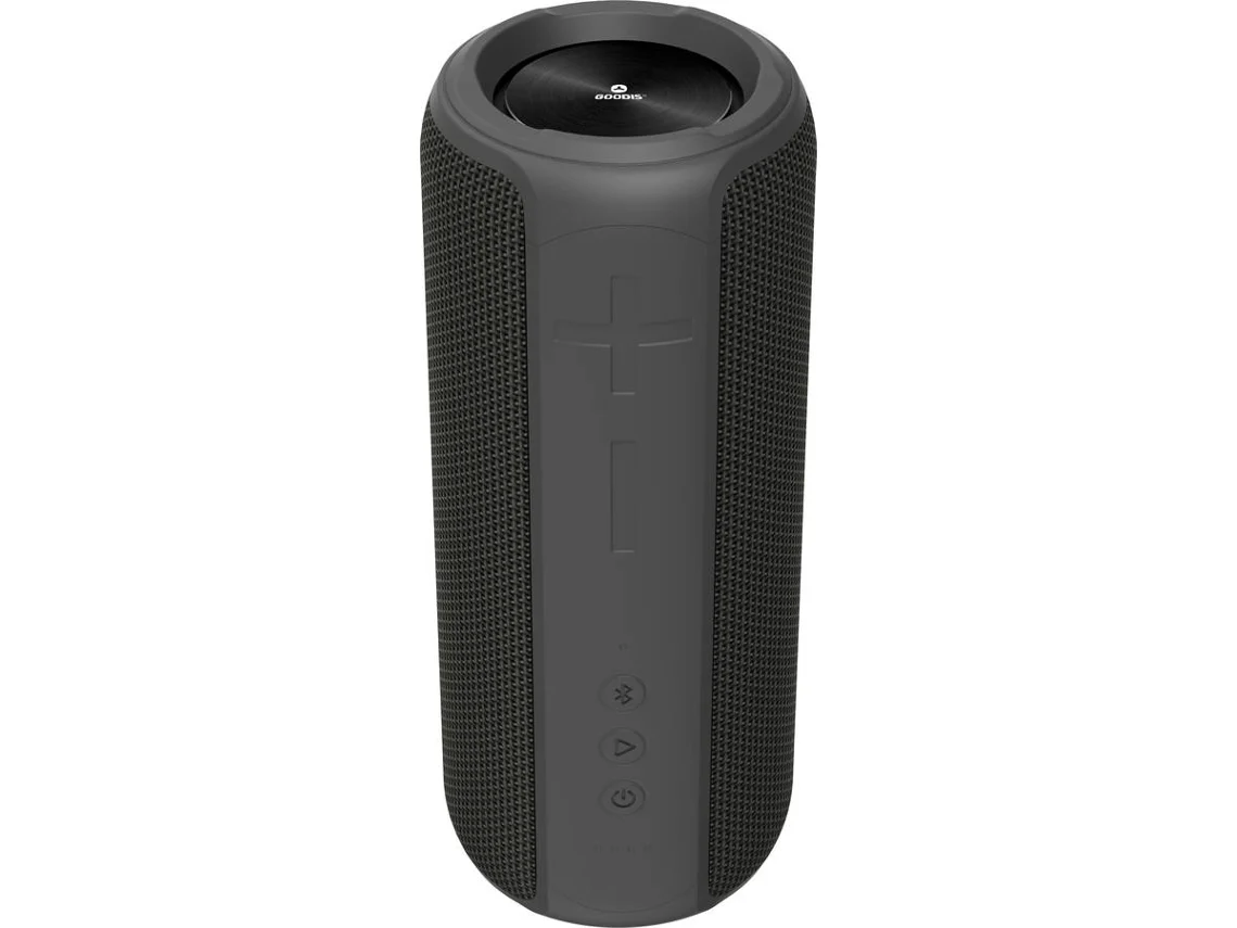 Coluna Bluetooth GOODIS GDBS9024BK (30 W - Autonomia: Até 5 h - Alcance: Até 10 m - Cinzento)