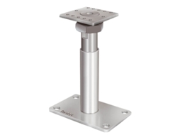 Suporte de Pilares Ajustável em Altura 19 29 Cm Suporte de Pilares em Aço Galvanizado Cinzento Cada Peça WOVAR