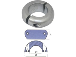 Ânodo de Colarinho Plano Prateado 50 Mmtecnoseal