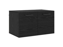 Conjunto 1 Armário De Arrumação Vidaxl Preto Derivados De Madeira (60 X 36,5 X 35 Cm)