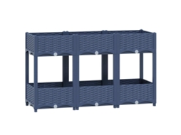 Raised Bed, Raised Beds Vidaxl Cinzeto Polipropileno (120 X 40 X 71 Cm)