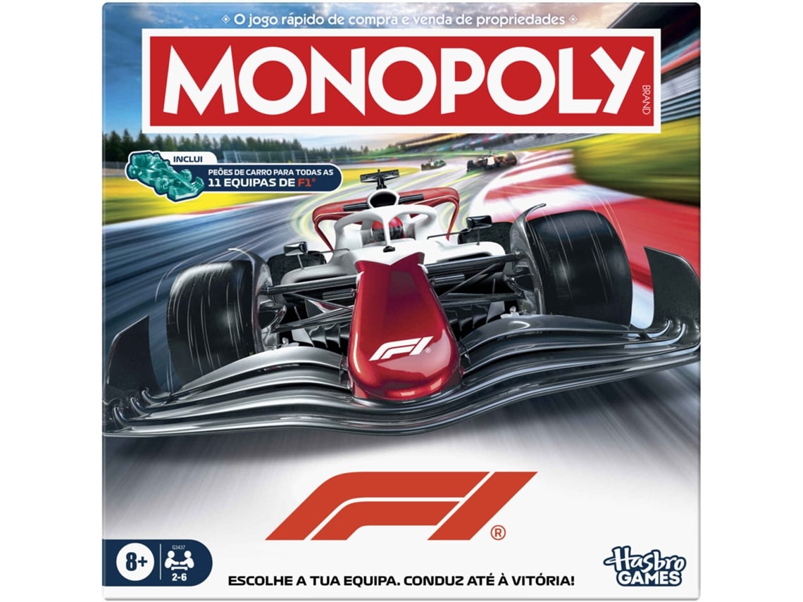Monopoly - Jogo De Tabuleiro Monopólio Fórmula 1