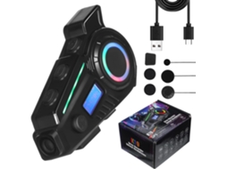 Ciieeo Écouteurs Sans Fil Para Casque De Moto Versão 5.4 Com Microfone, Bateria 1200mah, Design Ergonômico