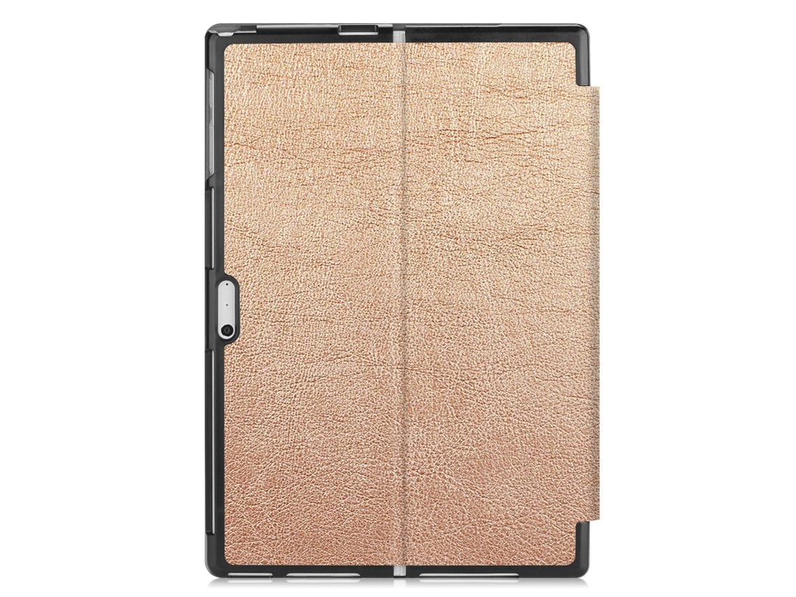 Capa Para Microsoft Surface Pro 4/5/6/7 12.3 Polegada Ouro Rosa