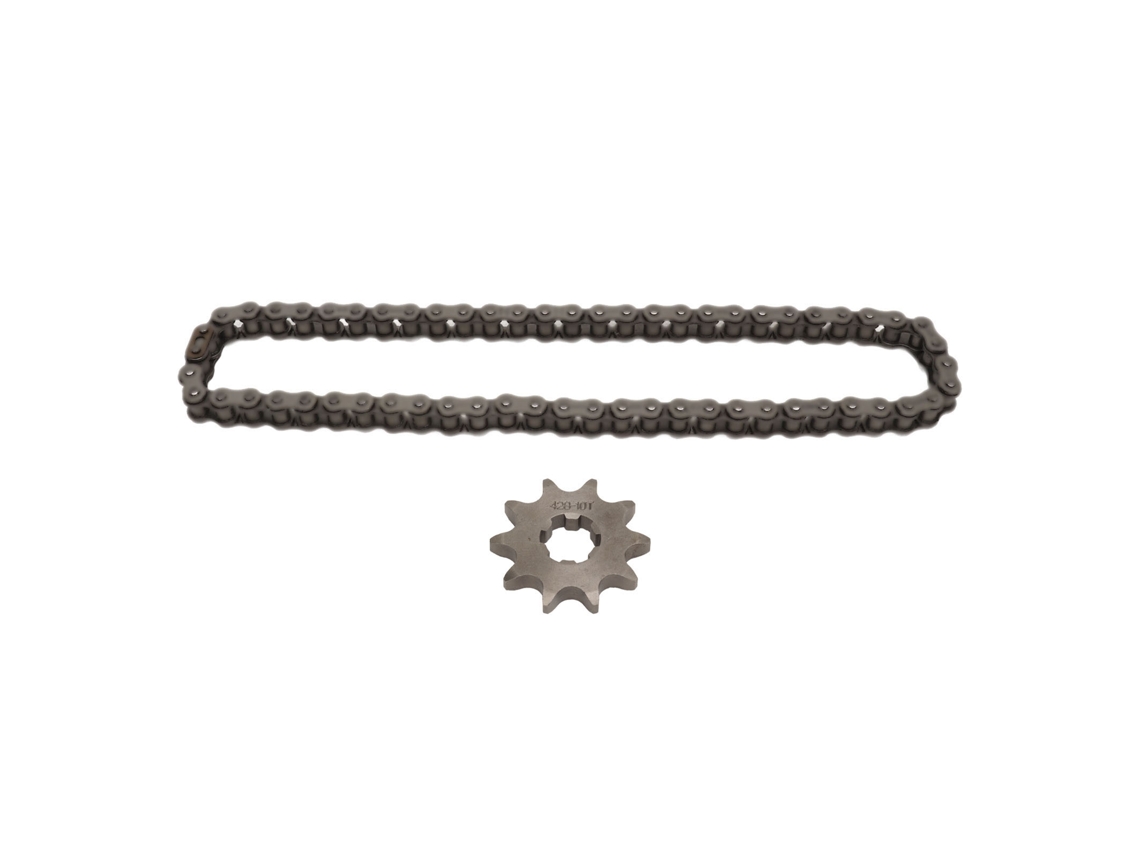 Kit de Corrente e Engrenagem 428 10d | S/MARCA
