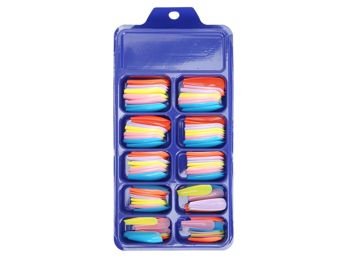 Dica De Unha Falsa De Cores Puras Com Cobertura Total Para Salão Em Casa Ferramenta De Manicure Estilosa05