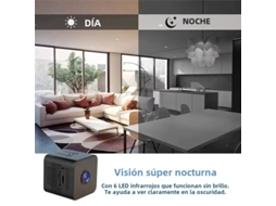 Mini Câmera Wi fi 1080p com Visão Noturna MDUG (somente a Câmera)