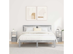 Vidaxl Mesa-de-cabeceira 2 Unid. Cinza Sonoma 25,5 X 22 X 49,5 Cm